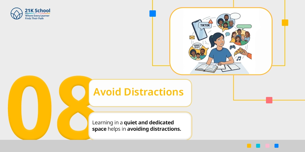 Avoid Distractions