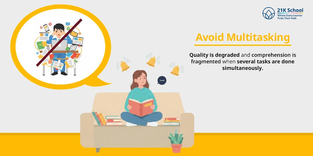 Avoid Multitasking