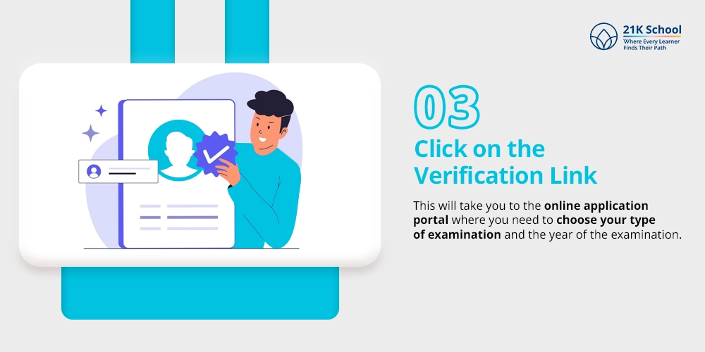  Click on the Verification Link