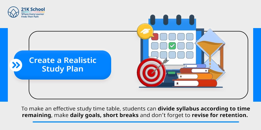 2. Create a Realistic Study Plan