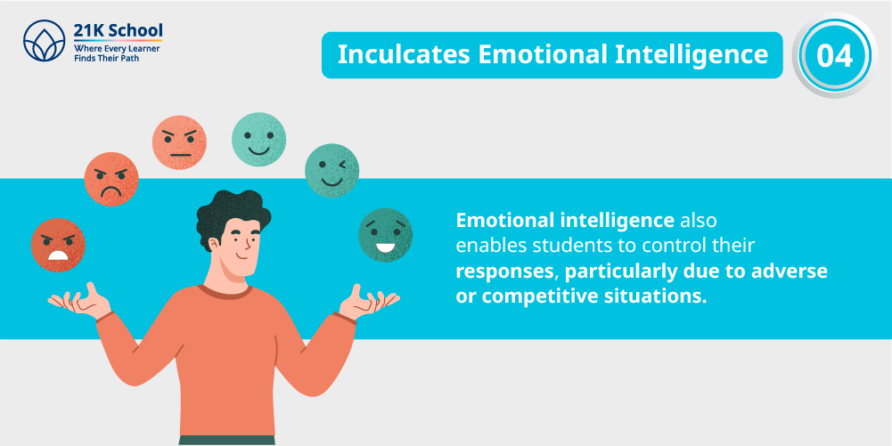 4. Inculcates Emotional Intelligence