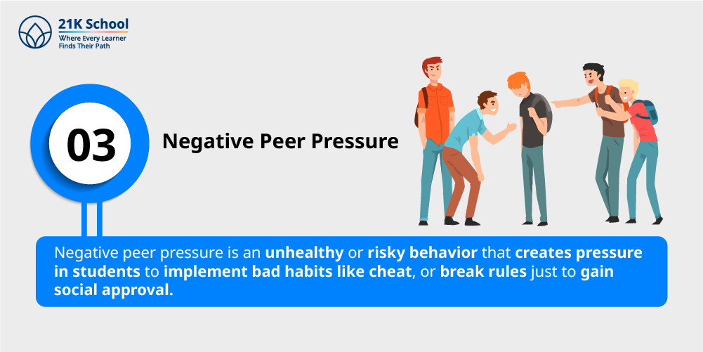 3. Negative Peer Pressure