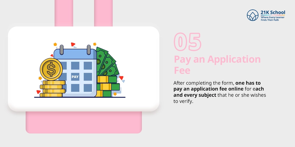 Pay an Application Fee