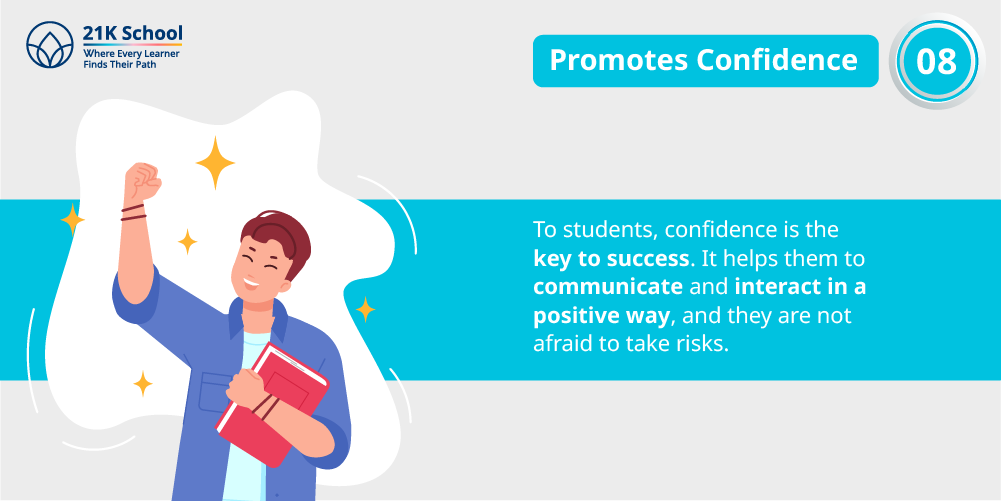 8. Promotes Confidence