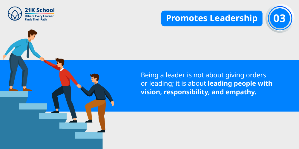 3. Promotes Leadership