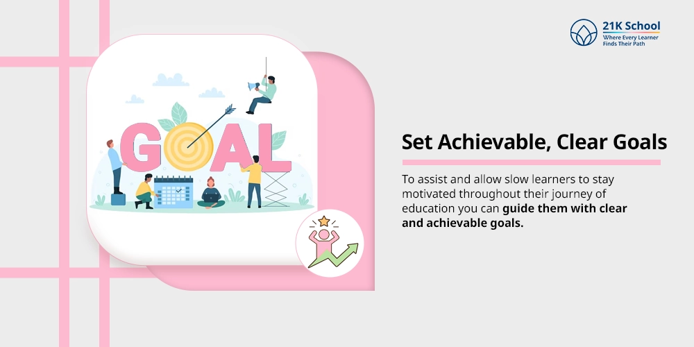 Set Achievable, Clear Goals