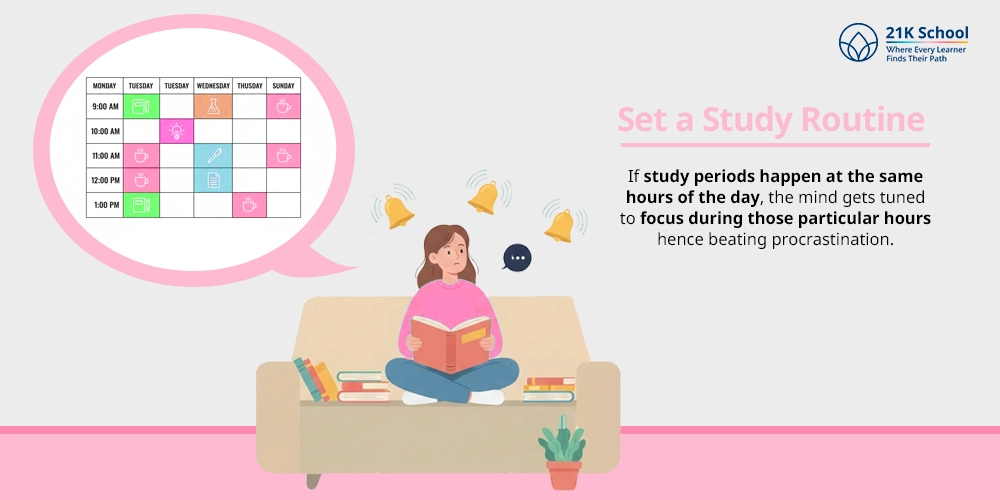 Set a Study Routine