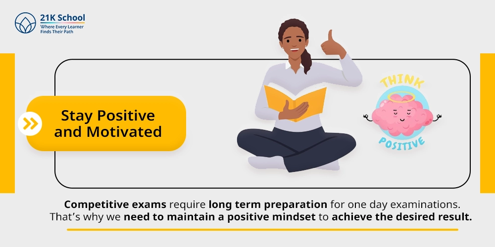12. Stay Positive and Motivated