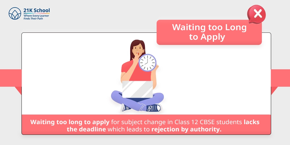 Waiting too Long to Apply.