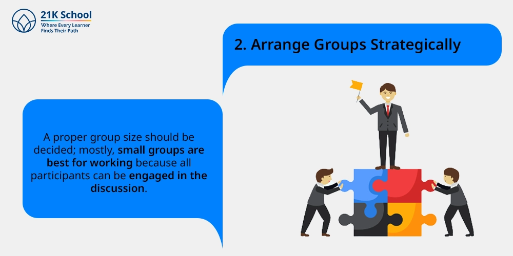 2. Arrange Groups Strategically: