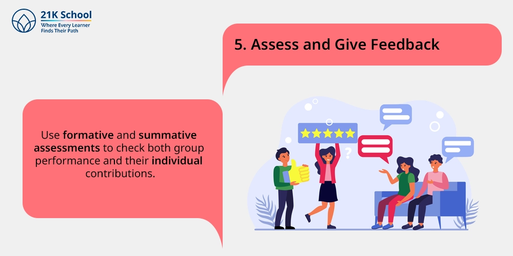 5. Assess and Give Feedback:
