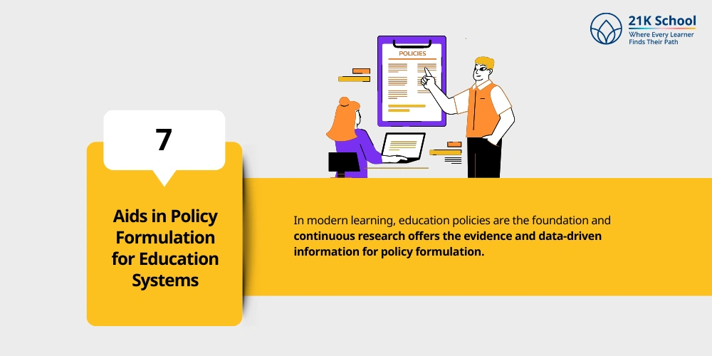 Aids in Policy Formulation for Education Systems