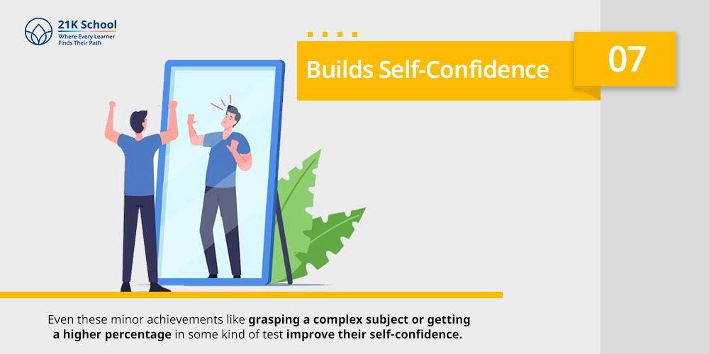 Builds Self-Confidence
