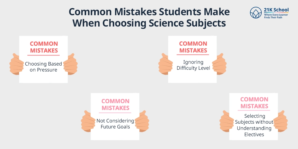 Common Mistakes Students Make When Choosing Science Subjects