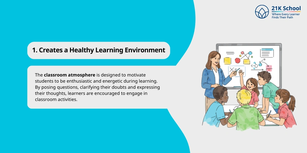 Creates a Healthy Learning Environment