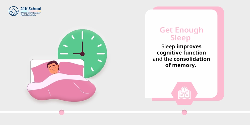  Get Enough Sleep