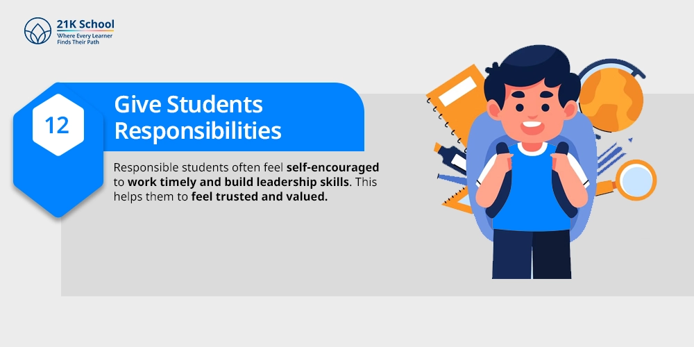 Give Students Responsibilities