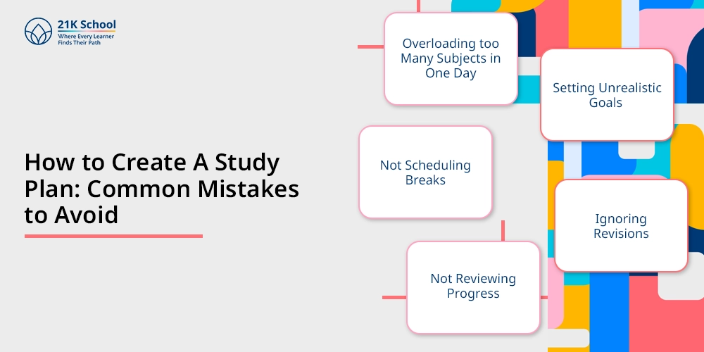 How to Create A Study Plan Common Mistakes to Avoid