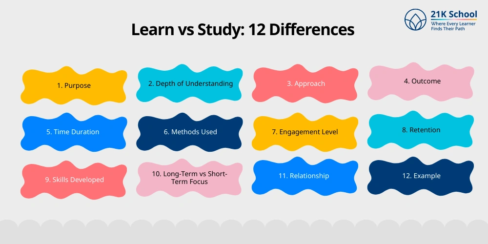 Learn vs Study_ 12 Differences