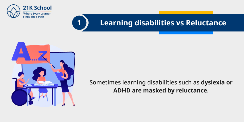 Learning disabilities vs Reluctance
