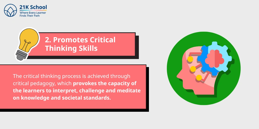 Promotes Critical Thinking Skills