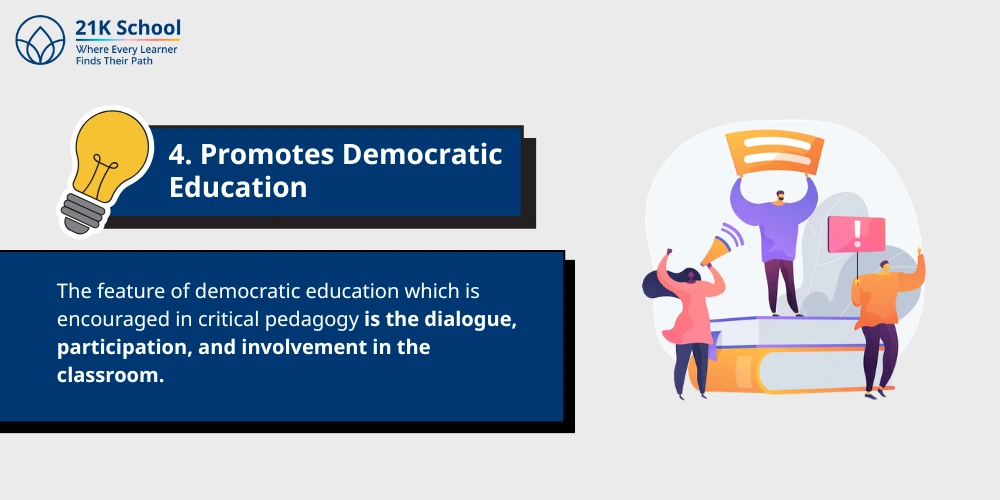 Promotes Democratic Education