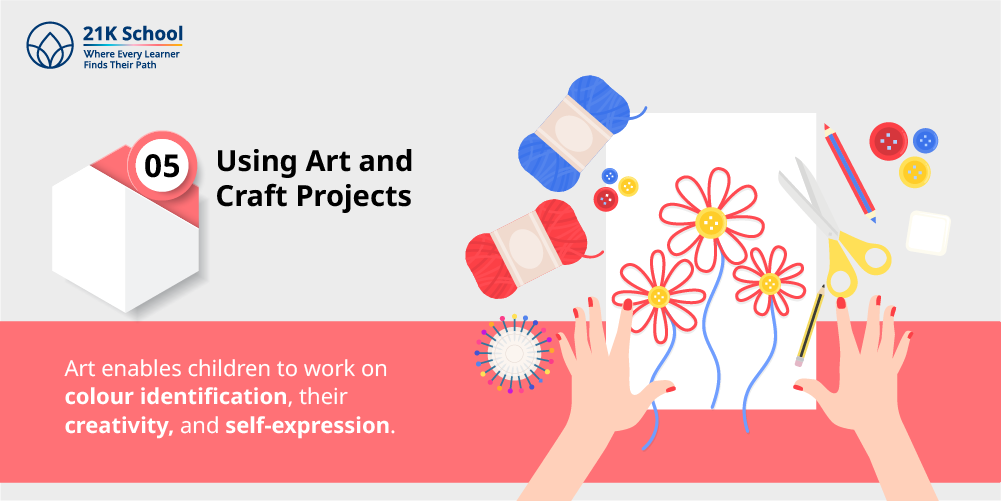 5. Using Art and Craft Projects