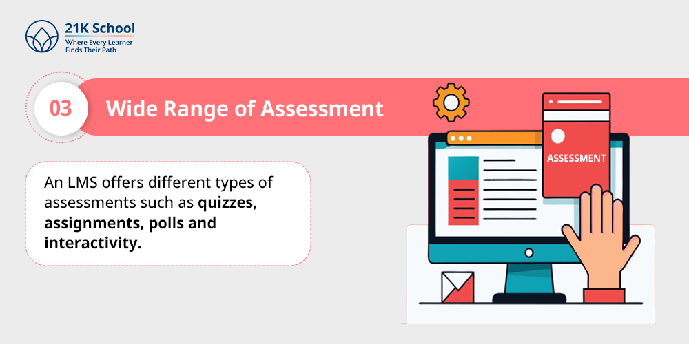 3. Wide Range of Assessment 