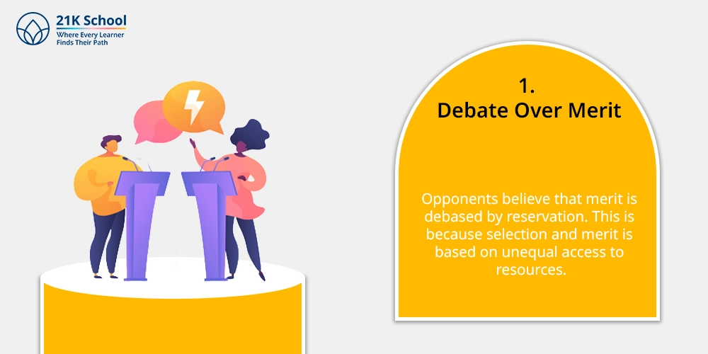 1. Debate Over Merit