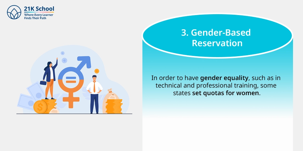 3. Gender-Based Reservation