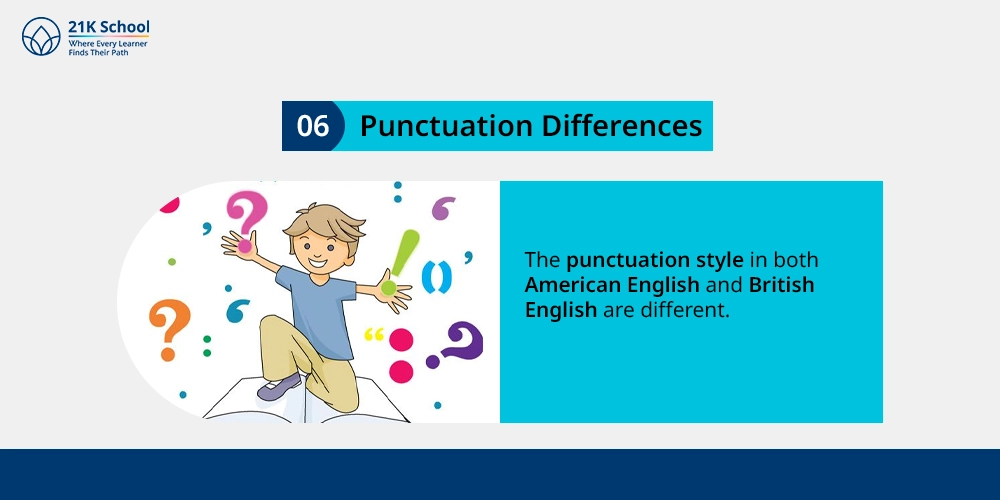 Punctuation Differences