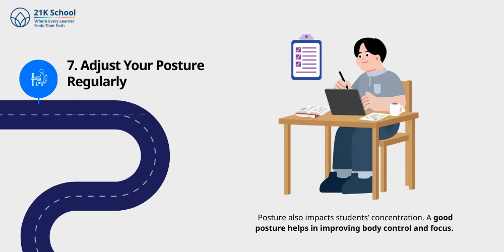 Adjust Your Posture Regularly