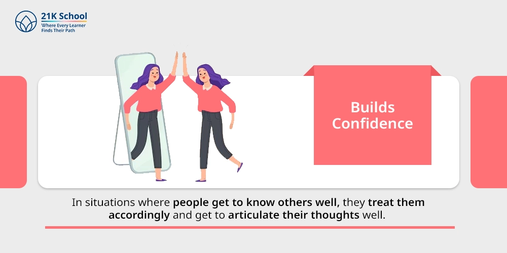 4. Builds Confidence