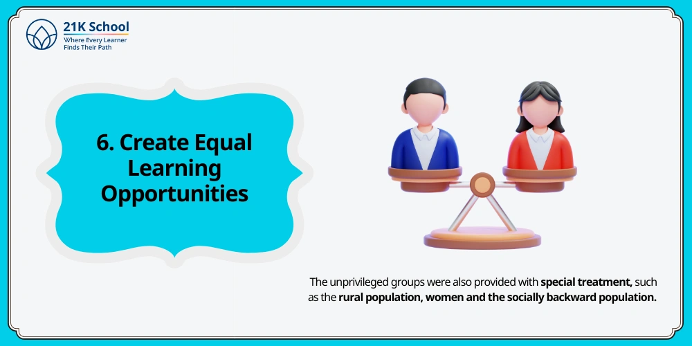 Create Equal Learning Opportunities