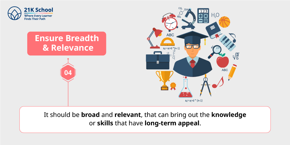 4. Ensure Breadth and Relevance