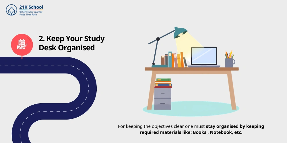 Keep Your Study Desk Organised