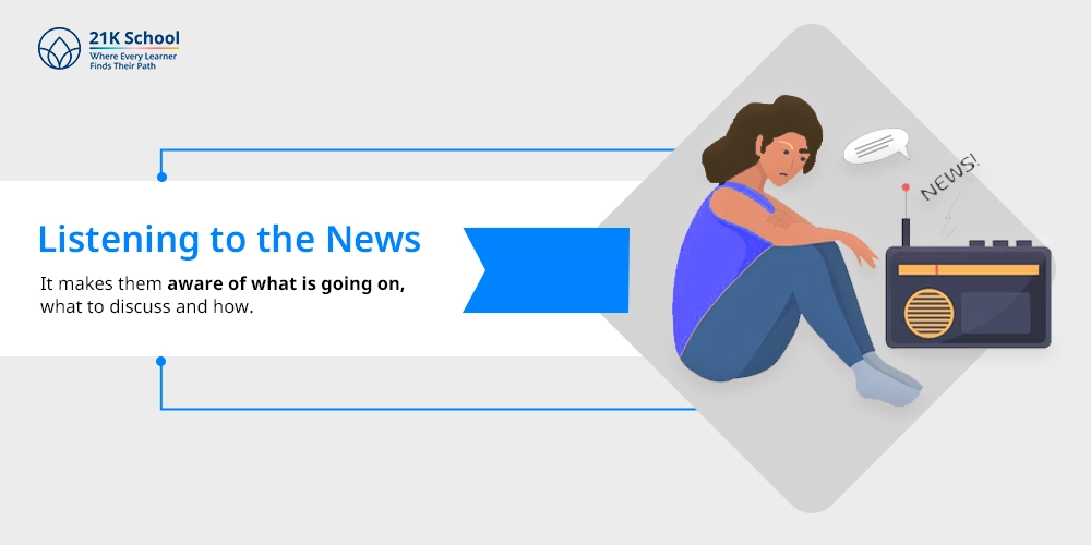 Listening to news