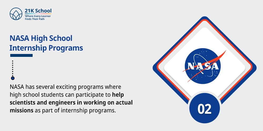 NASA High School Internship Programs
