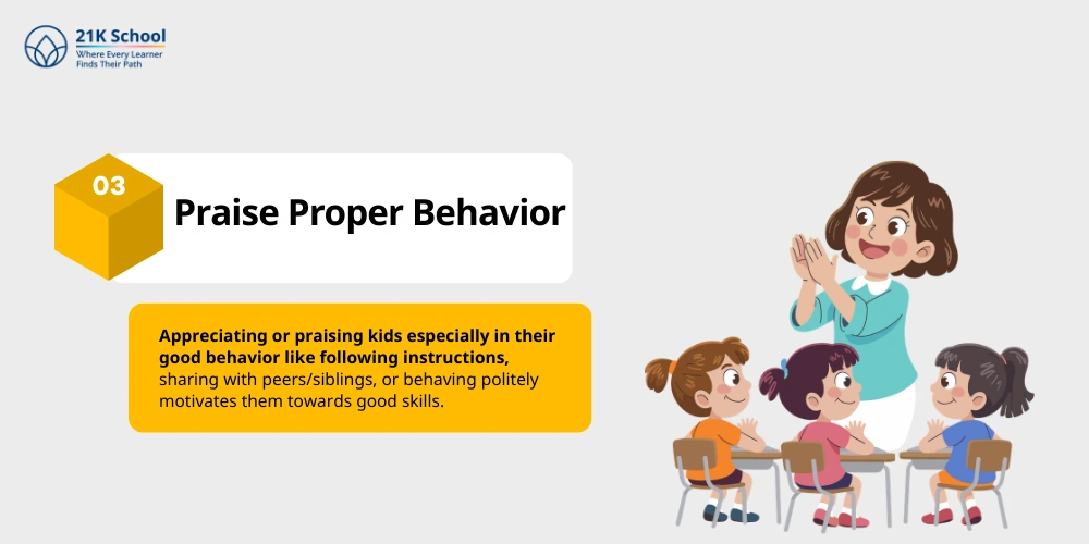 Praise Proper Behavior