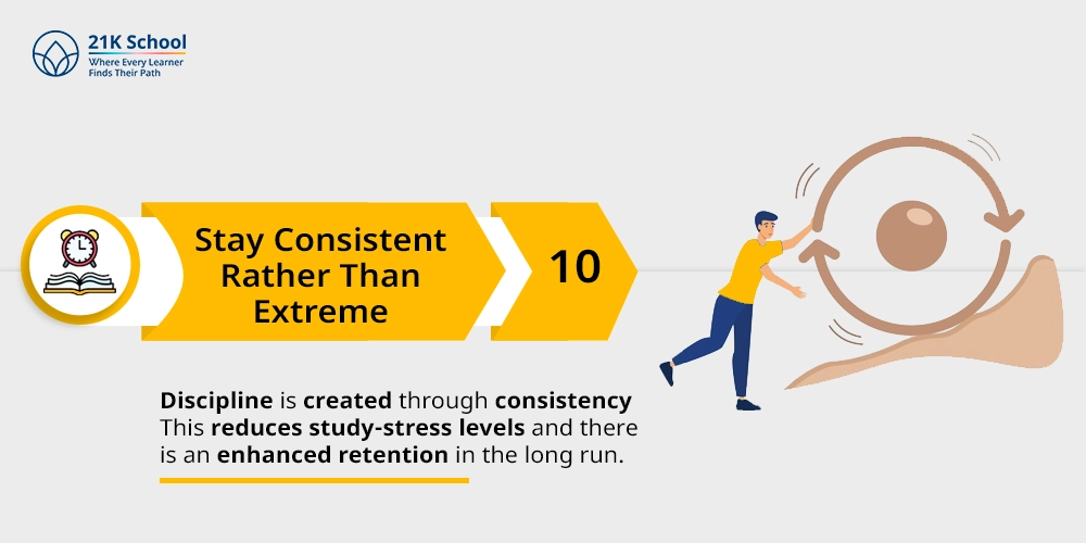 10. Stay Consistent Rather Than Extreme