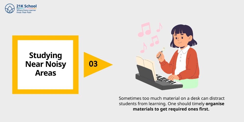 Studying Near Noisy Areas