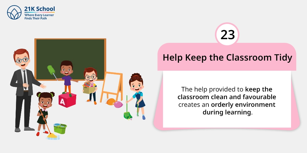 Help Keep the Classroom Tidy