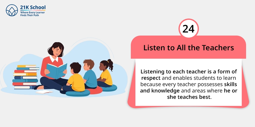 Listen to All the Teachers