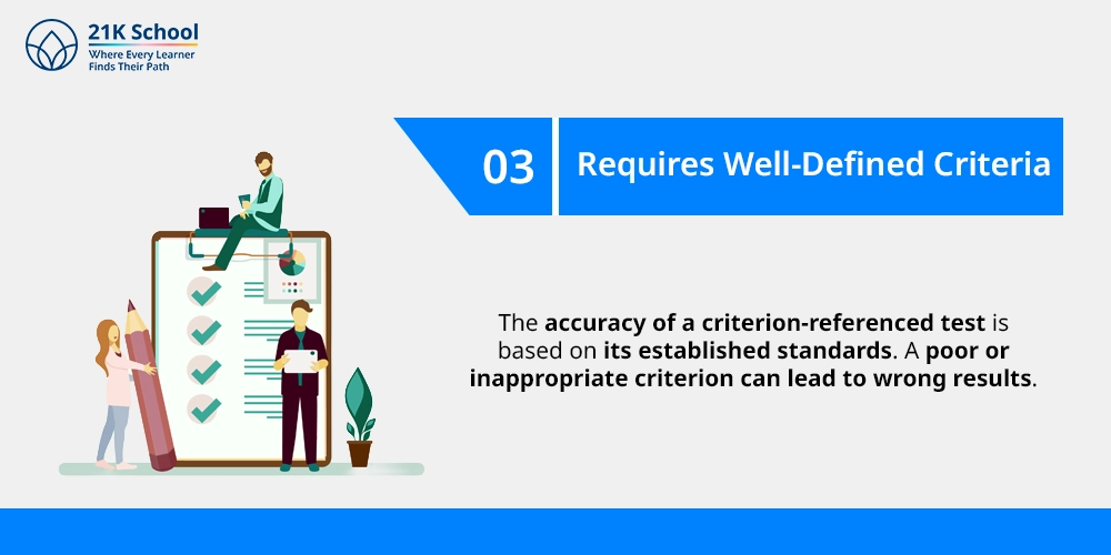 Requires well-defined criteria