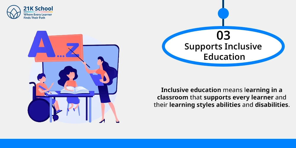 Supports inclusive education