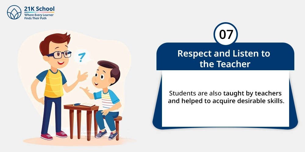 Respect and Listen to the Teacher