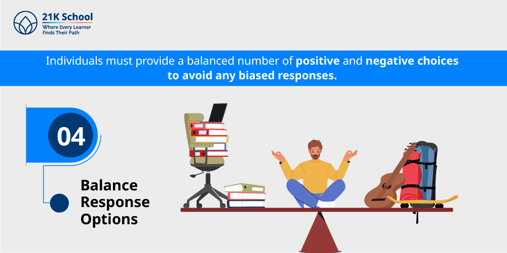 4. Balance response options