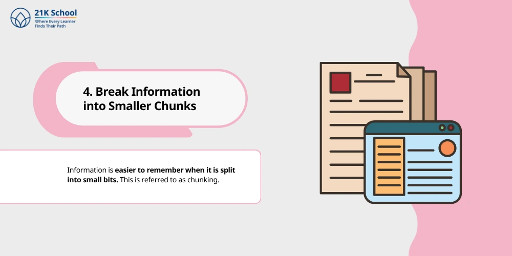 Break Information into Smaller Chunks