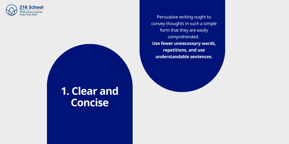Clear and Concise
