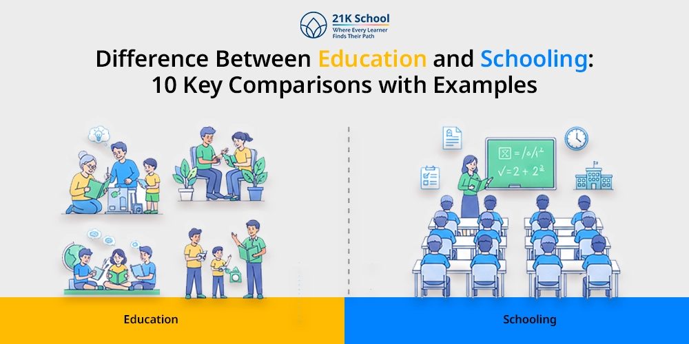 Difference Between Education and Schooling: 10 Key Comparisons with Examples